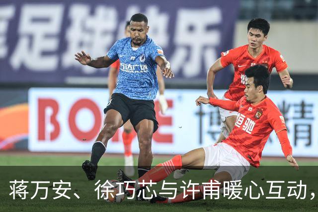 蒋万安、徐巧芯与许甫暖心互动，媒体人：“蓝白合”很多人在努力