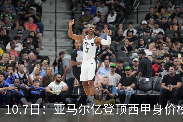 10.7日：亚马尔亿登顶西甲身价榜首，维尼修斯缩水至亿，巴萨皇马青训路径分化